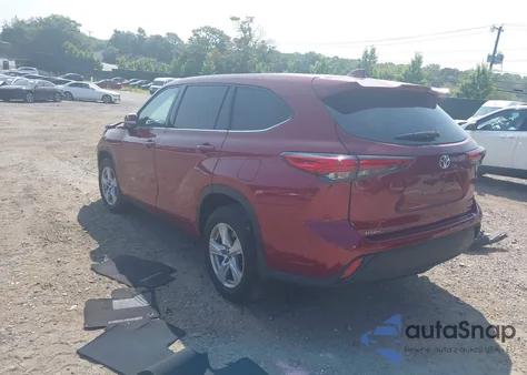 2020 Toyota Highlander Le z USA, uszkodzony, nr VIN 5TDBZRBH2LS048218